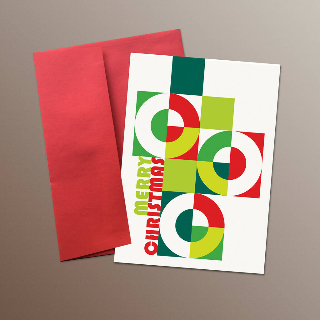 Christmas Cards, Bauhaus Design Style