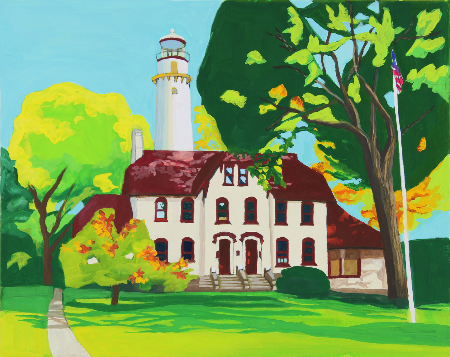 Gross Point Lighthouse Print