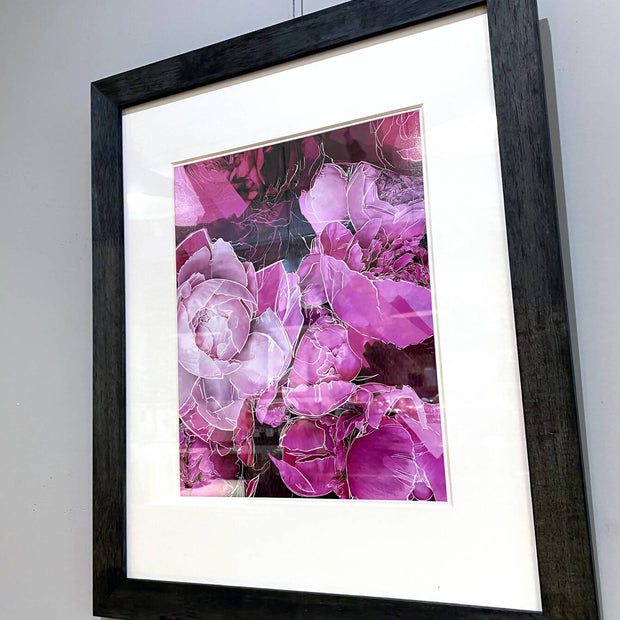 "The Dream Place" Lustre Print with Linen Texture, Framed