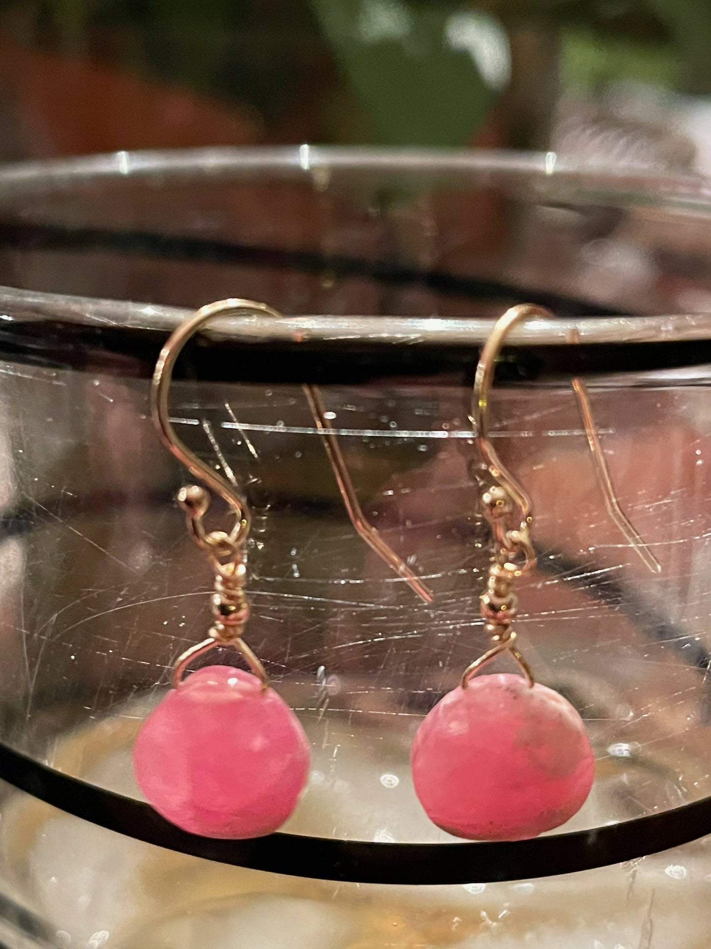 Drops of Goodness - Gemstone Earrings in gold - DOGERG