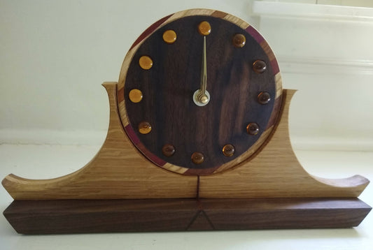Handlebar mantel clock