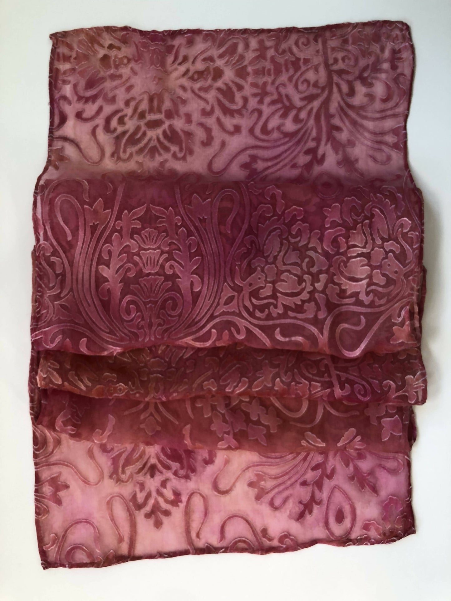 Devore Scarf: Art Nouveau