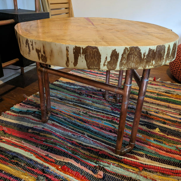 Cherry Cookie & Copper Pipe Coffee Table