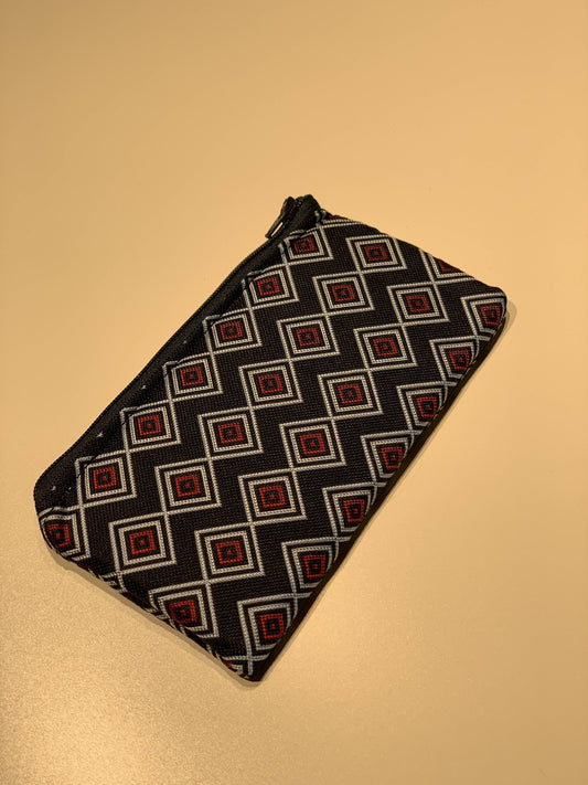 Zippered Silk eyeglass case