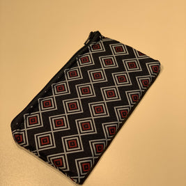 Zippered Silk eyeglass case