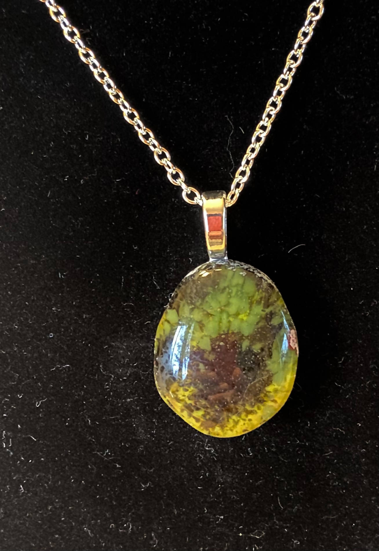 Glass Necklace 18”