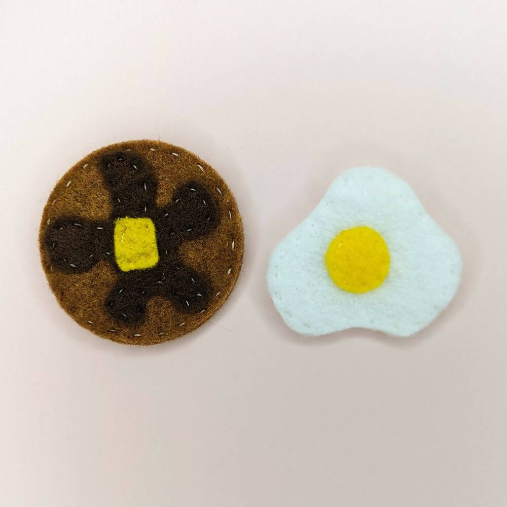 The Pancake & Egg Magnet Set