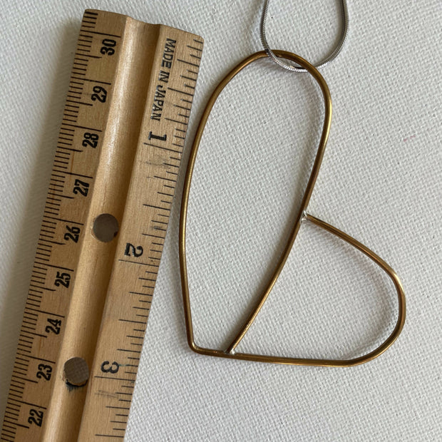 Wire Heart pendant