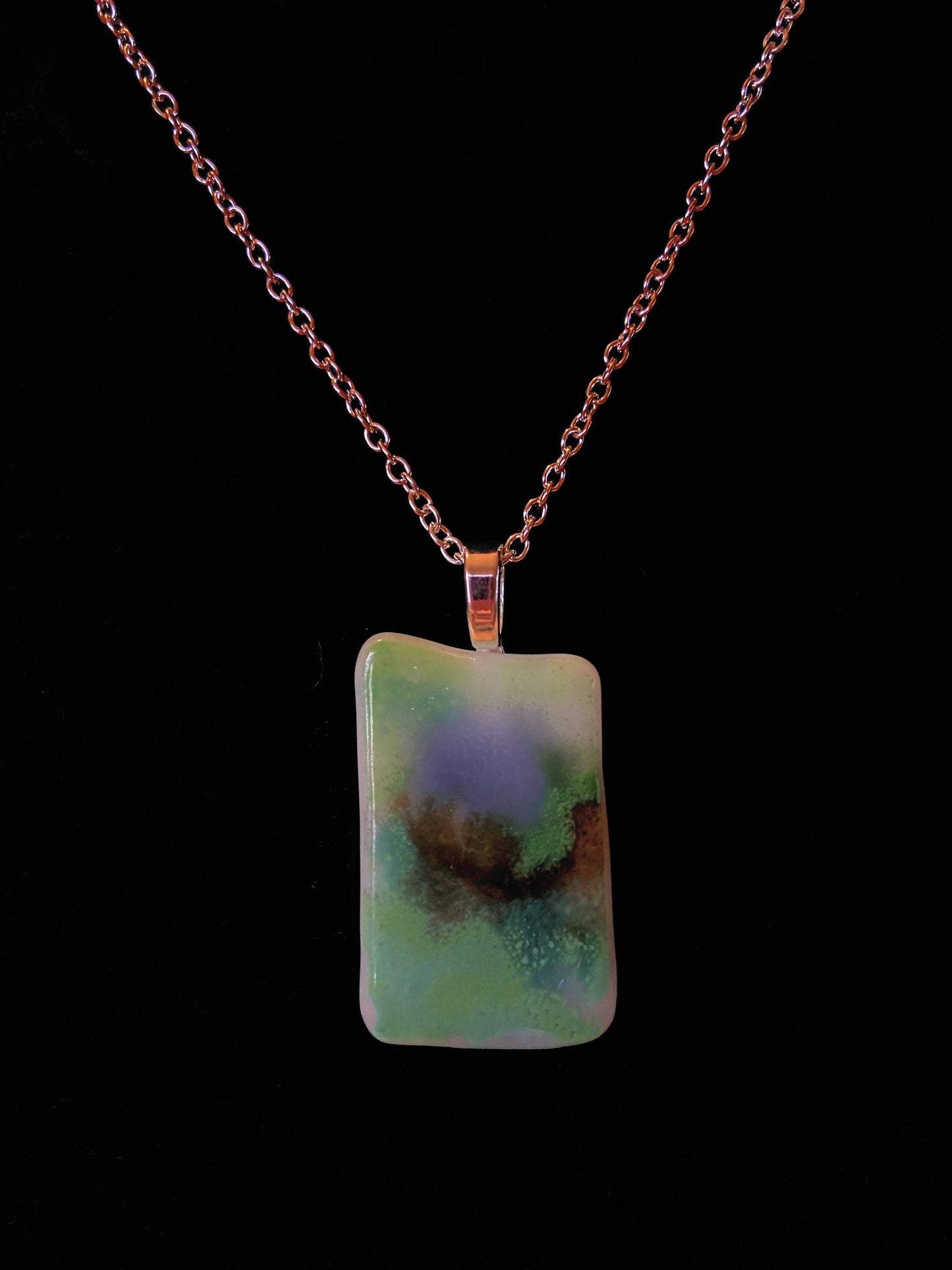 Glass Necklace 18”