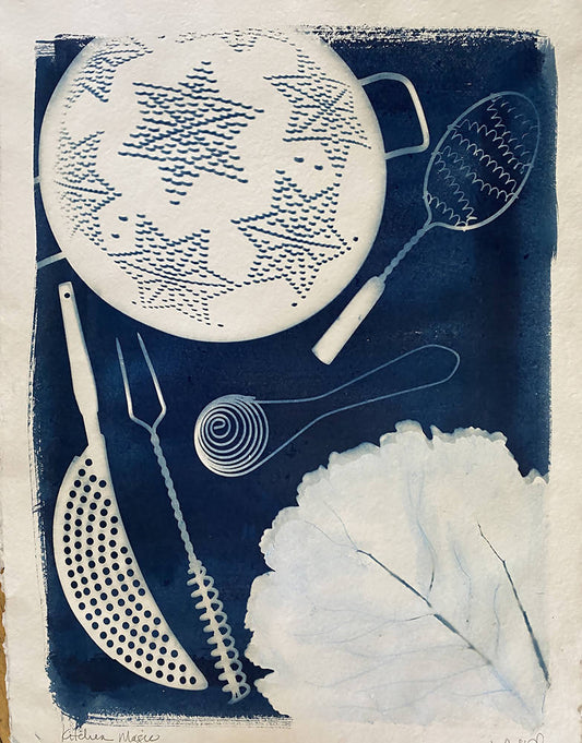 Kitchen Magic Cyanotype