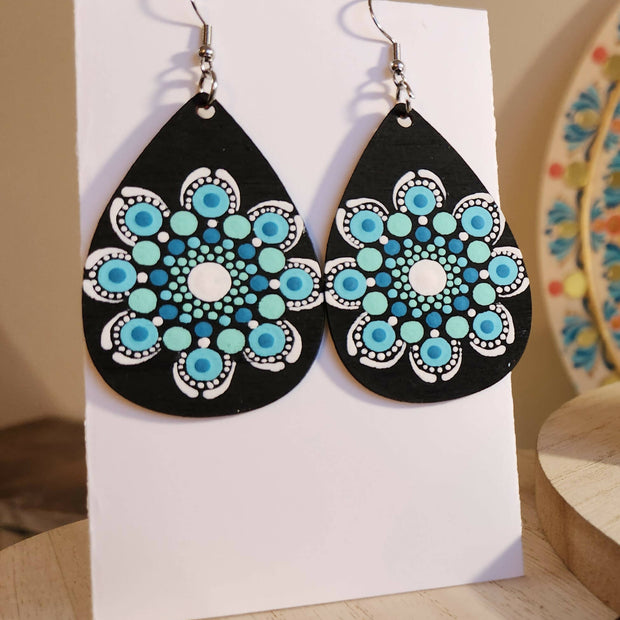Wooden earrings