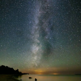 Milky Way over Beaver Island
