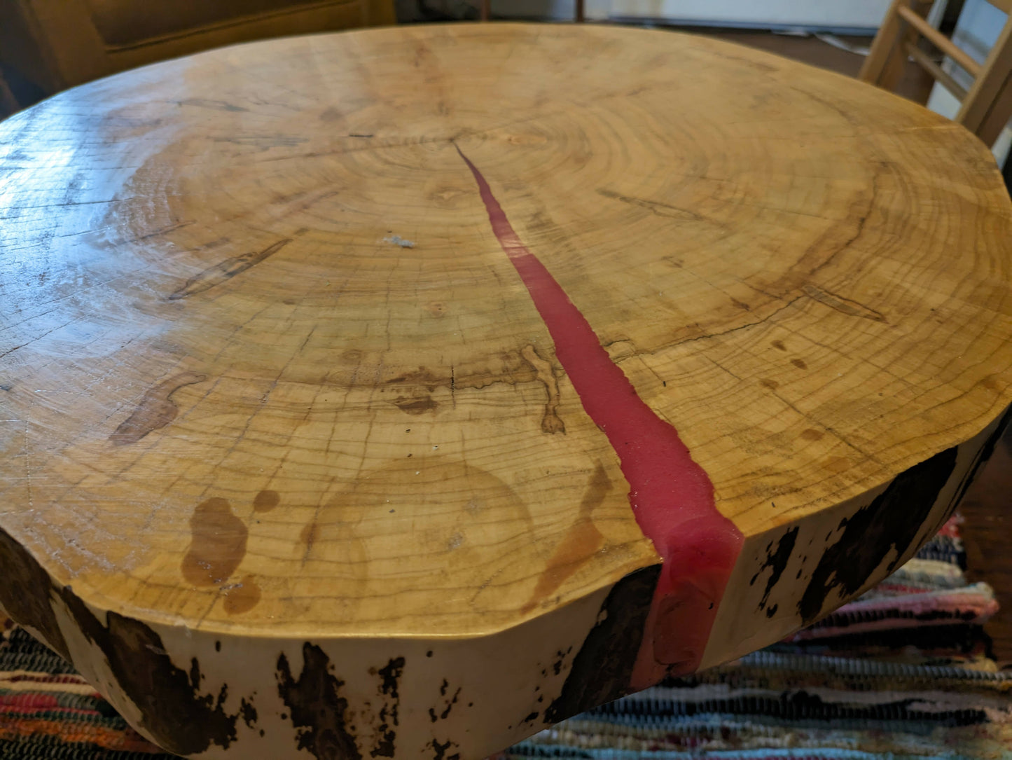 Cherry Cookie & Copper Pipe Coffee Table