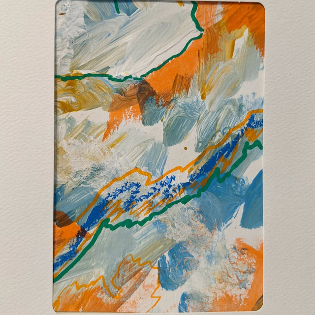 ORIGINAL PAINTING/note card #227