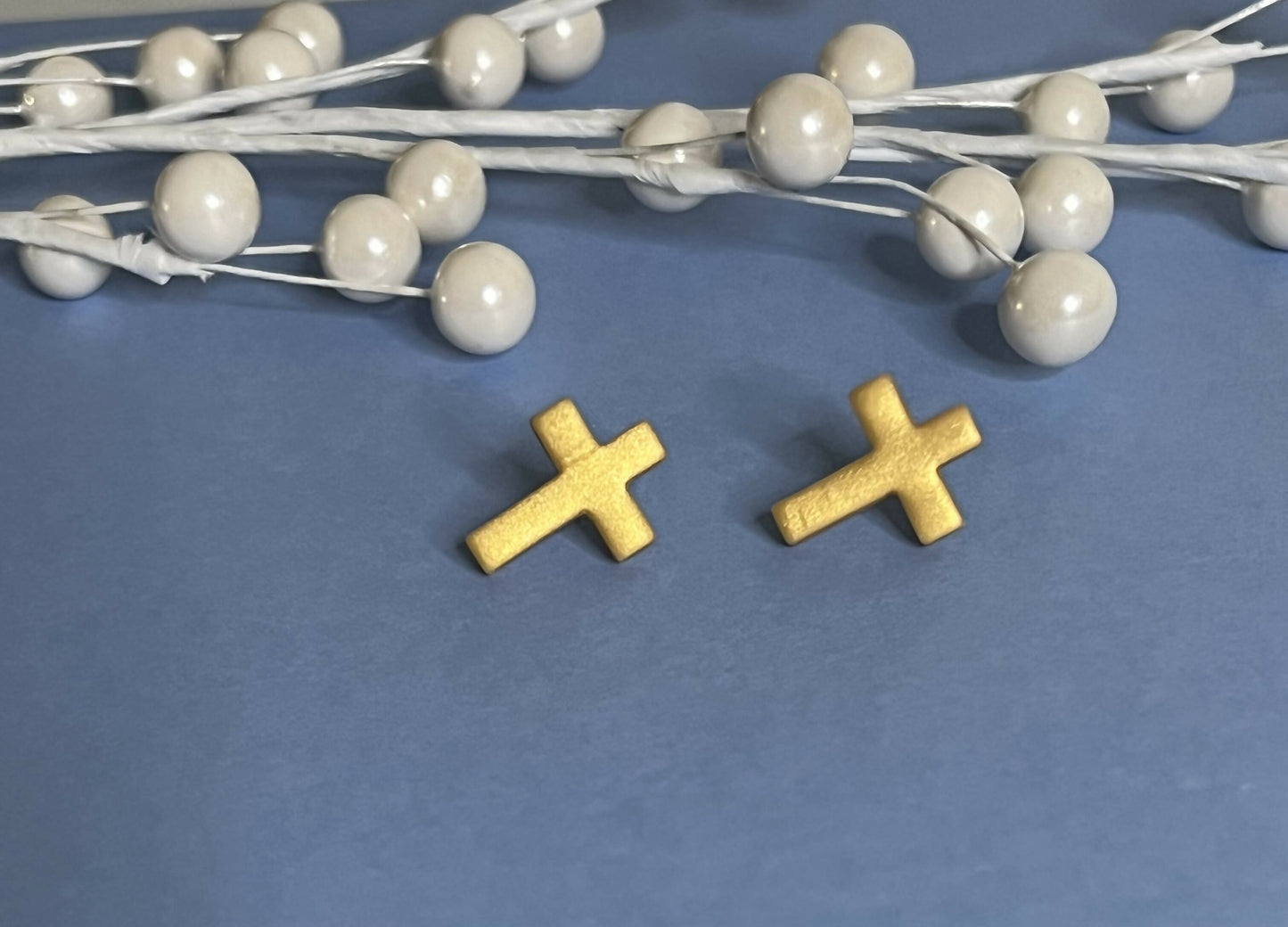 Cross Stud Earrings