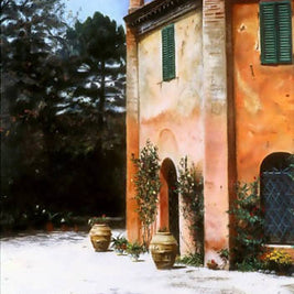 Villa Arancia - matted and shrinkwrapped giclee print