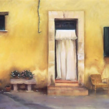 Yellow Door - Provence - unframed giclee print