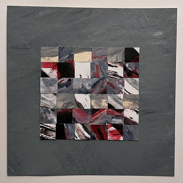 Paper Quilt Gray and Black