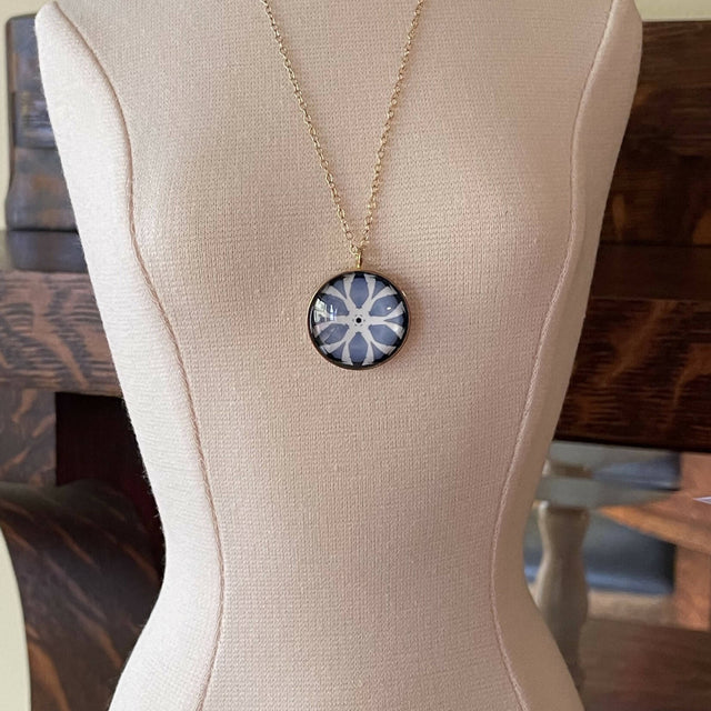 Summer Storm over Lake Michigan Necklace