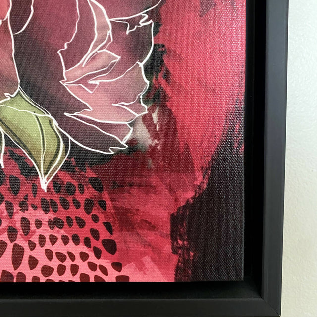 "Unjust" Float Framed Print on Canvas