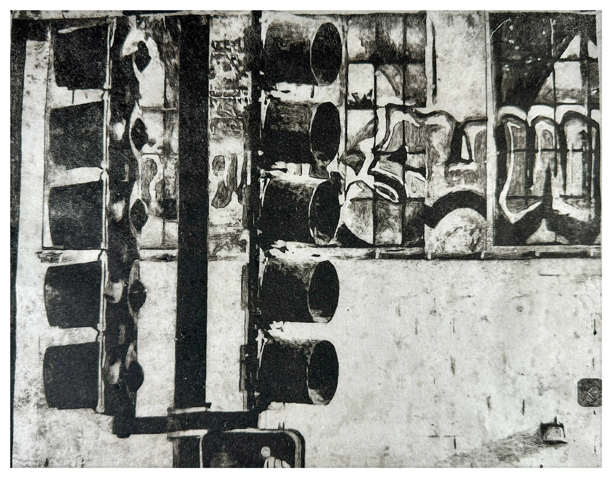 Ashland Ave. Chicago. Photogravure Print