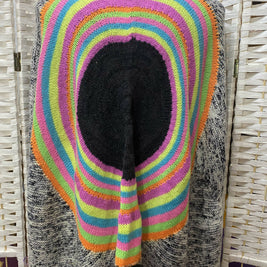 Neon “eye” shawl