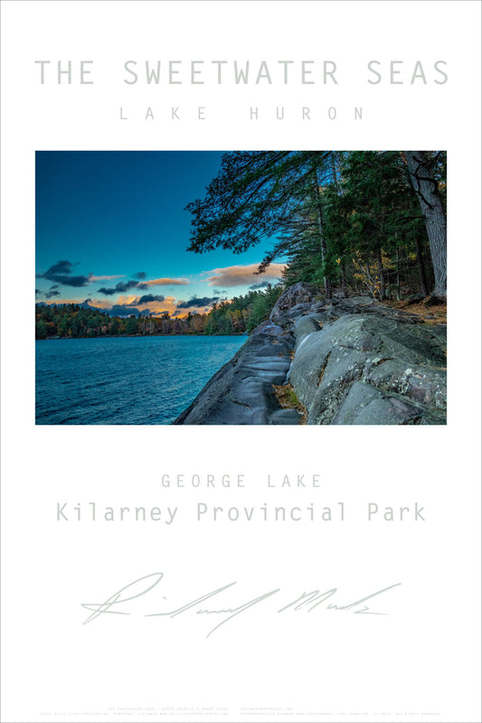 Sweetwater Seas Fine Art Poster - Lake Huron, Kilarney Provincial Park, Lake George