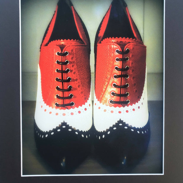 "Gucci Shoes" - 8"x10" print with black acid-free mat board (total size including mat 11"x14)