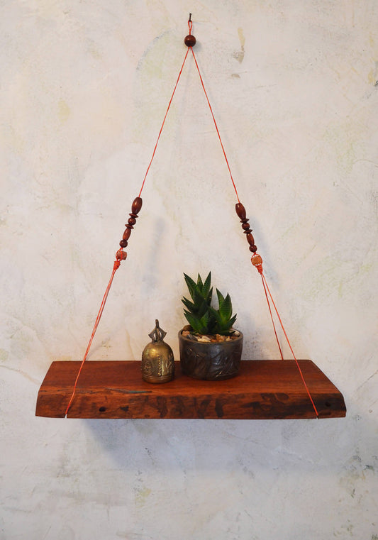 Hanging shelf African Mahogany