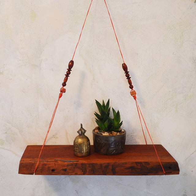 Hanging shelf African Mahogany