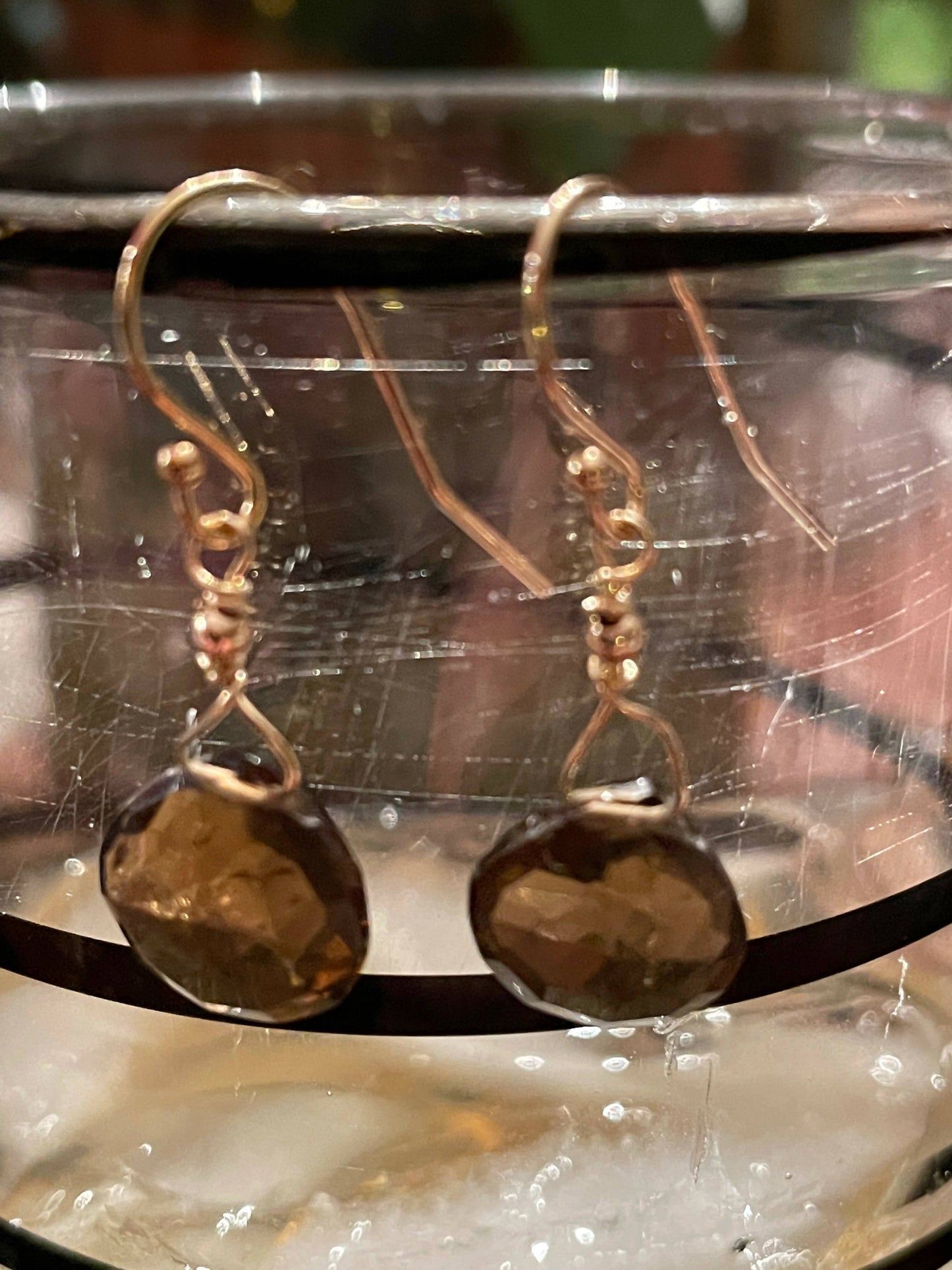 Drops of Goodness - Gemstone Earrings in gold - DOGERG