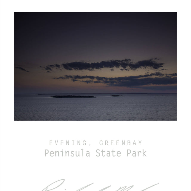 Sweetwater Seas Fine Art Poster - Lake Michigan, Sunset, Peninsula State Park