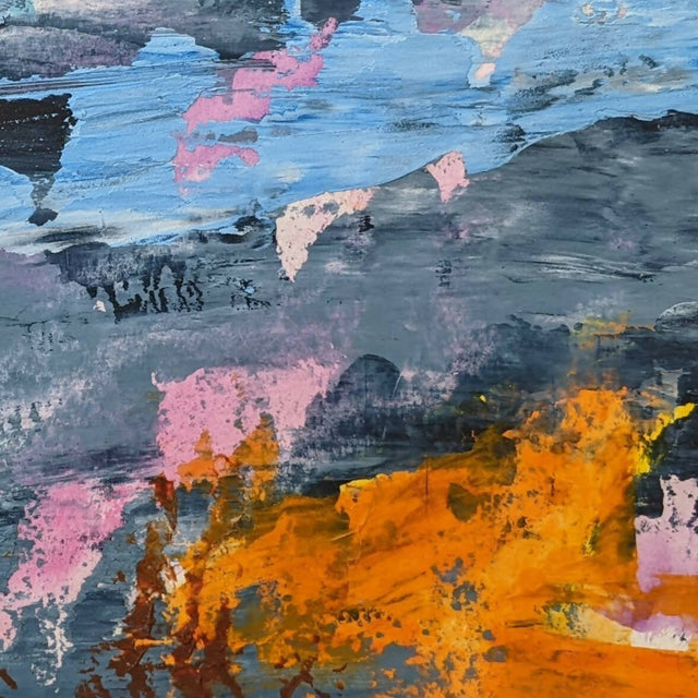 Abstract Acrylic/Multi Media Painting #326