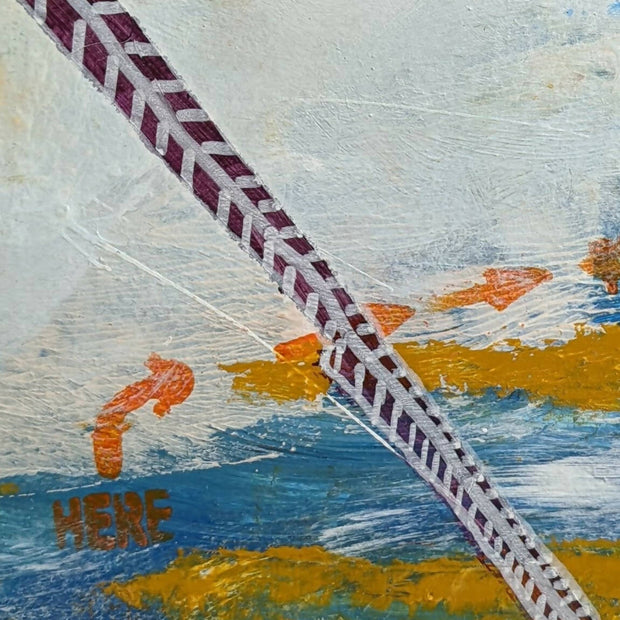 Abstract Acrylic/Multi Media Painting #324