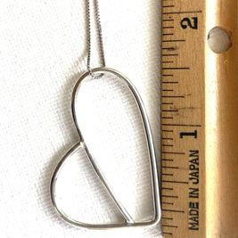 Heart pendant SS