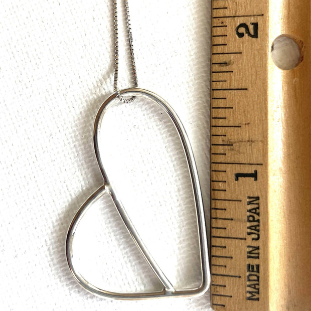 Heart pendant SS