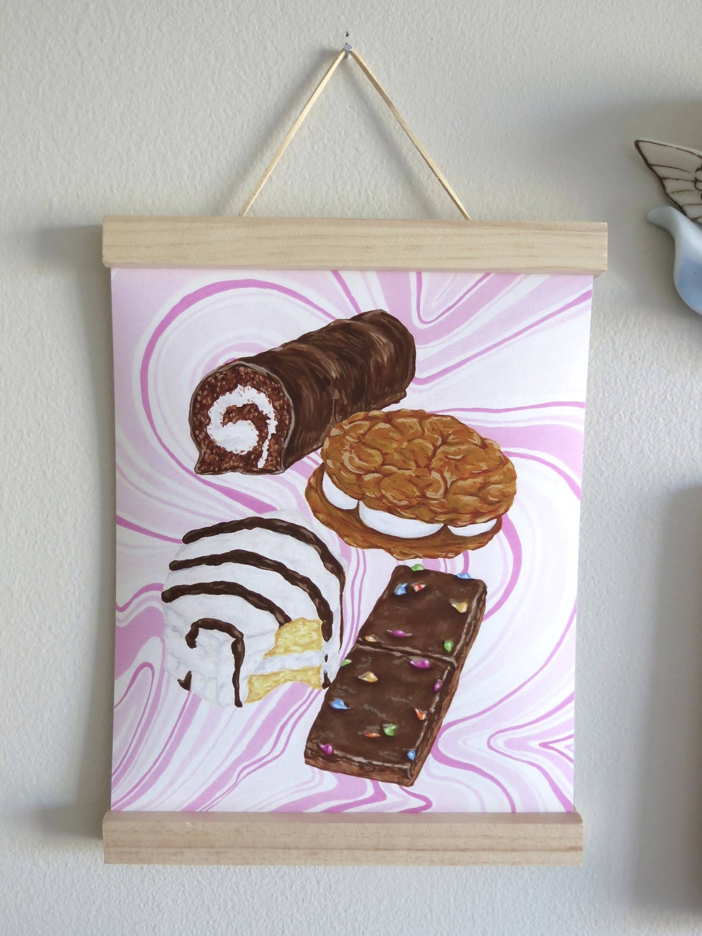 Snack Cakes Framed Giclee Print