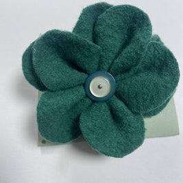 Repurposed Sweater Felted Wool Flower Brooch Pin