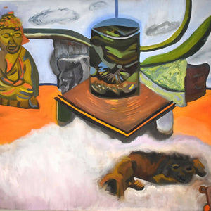 Meditation Corner, Home (40x48