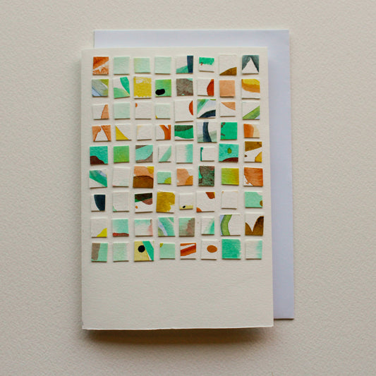 Tiny Squares Greeting Card