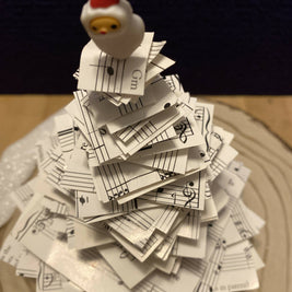 Book Page Christmas Trees