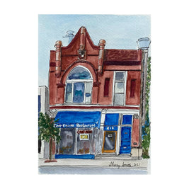 Evanston merchants note cards
