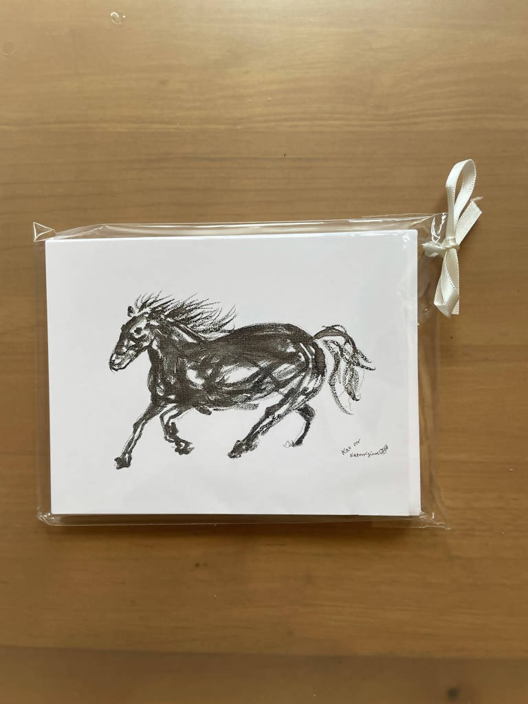"On the Run" Note Cards by Katherine Orr