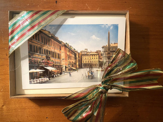 Views of Italy - City scenes - notecard set