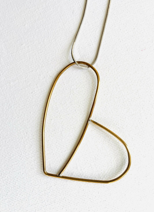 Wire Heart pendant