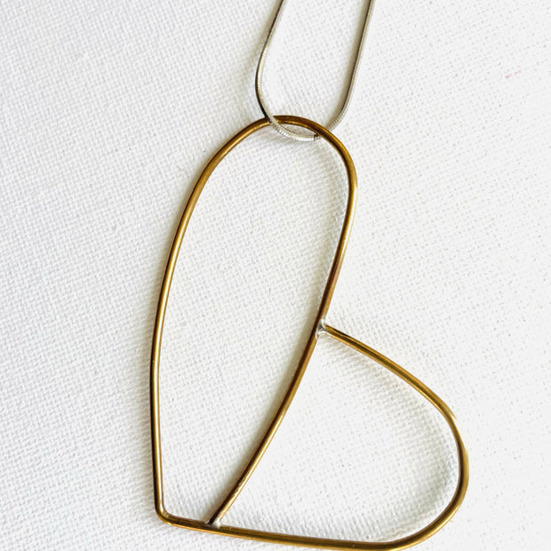 Wire Heart pendant