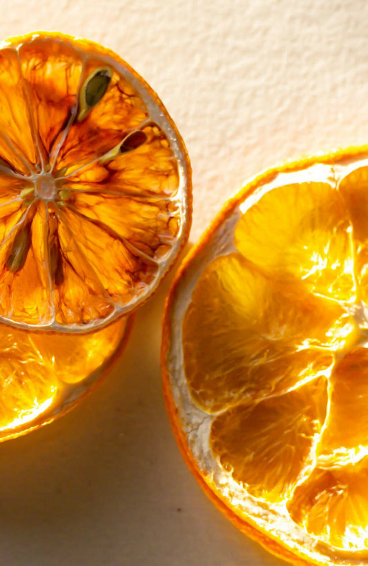 "Orange Slices" 4"x6" fine art greeting card