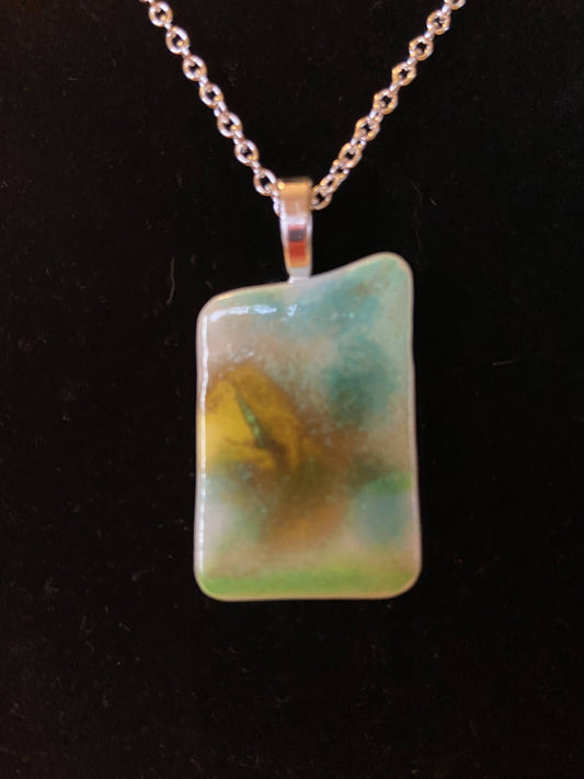Glass Necklace 18”
