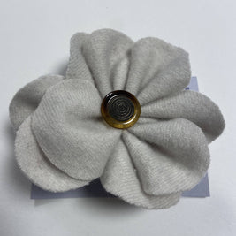 Repurposed Sweater Felted Wool Flower Brooch Pin