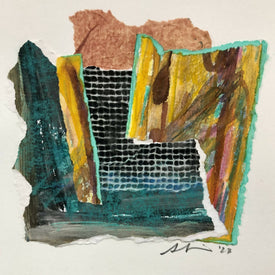 Small Abstract etching collage